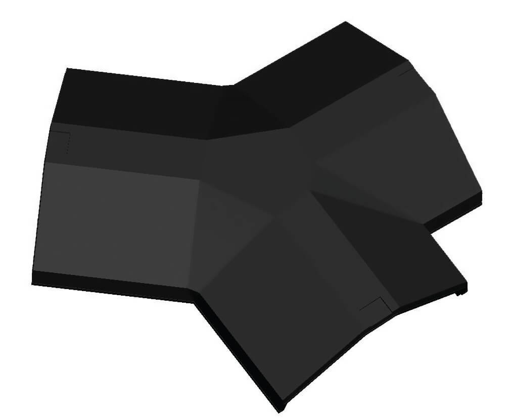 Angular 3 Way Ridge Klinker – Q123*K Join